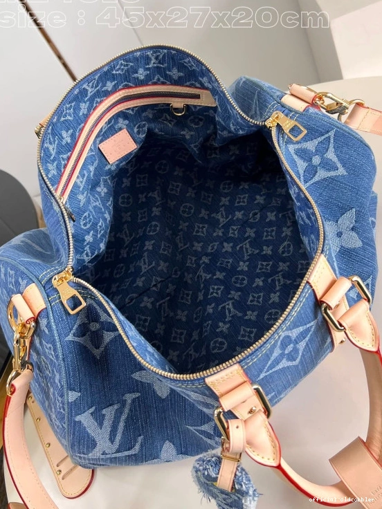 Official oldcobbler BANDOULIÈRE VUITTON 45 LOUIS KEEPALL 0717